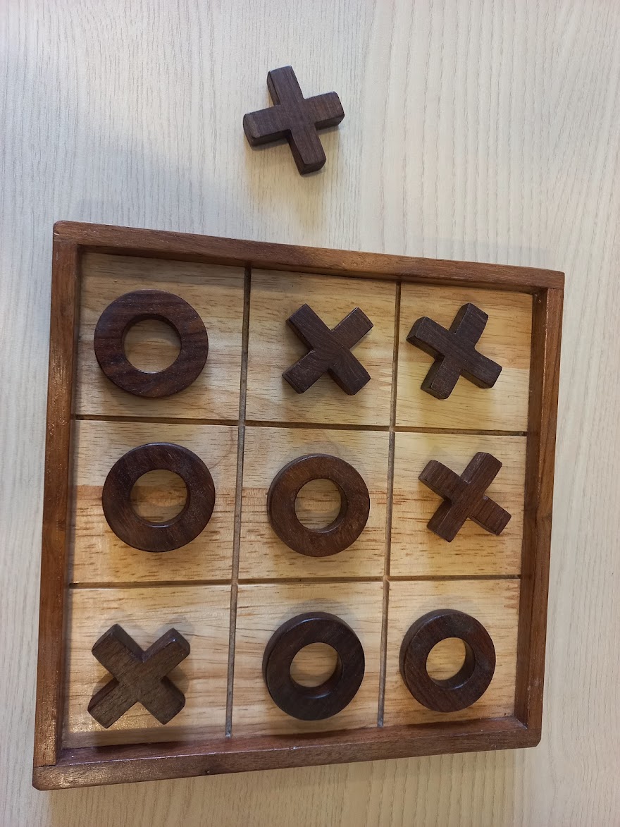 wooden Tic-Tac-Toe